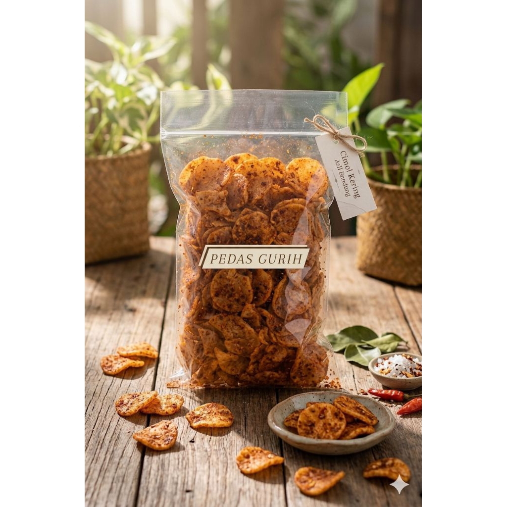 CIMORING (Cimol kering) Asli Wonosobo Pekat hemat 3 bungkus Rp50.000