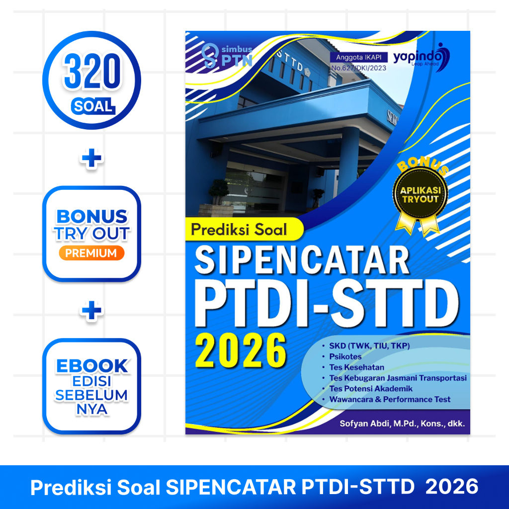 Buku Simbus PTN Soal SIPENCATAR PTDI-STTD 2026