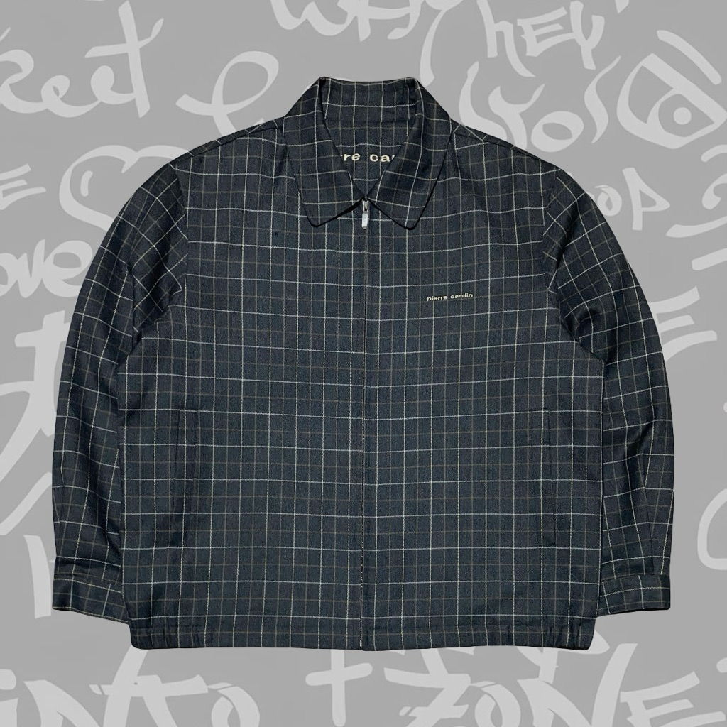 Jaket Casual Tartan Pierre Cardin