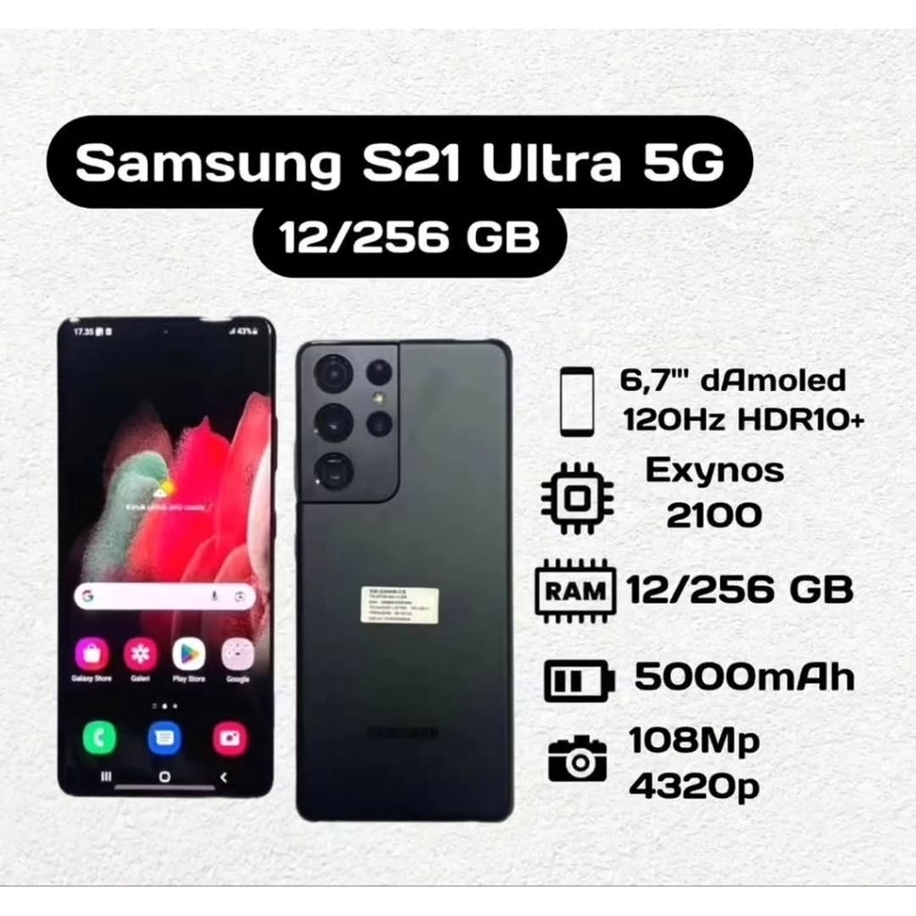 Samsung Galaxy S21 Ultra 5G 12/256 GB Second