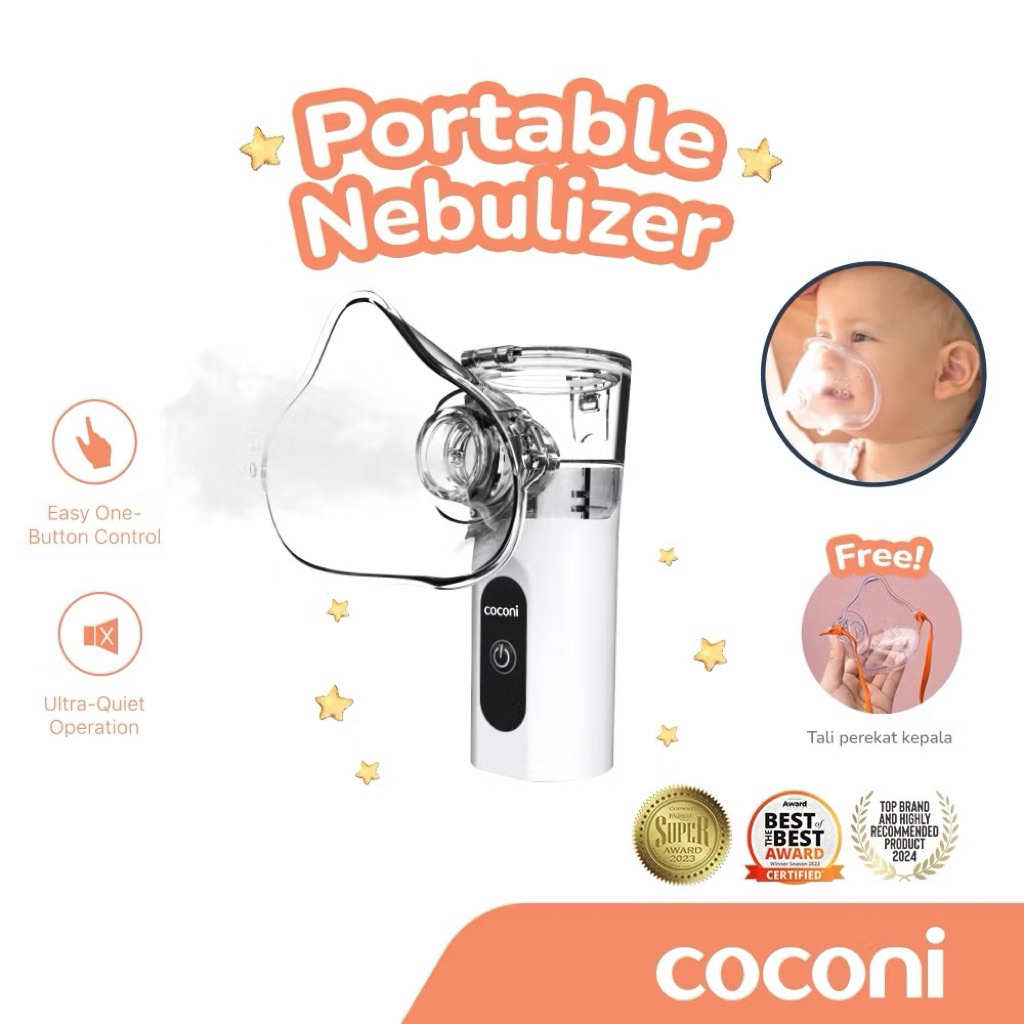 Coconi Portable Nebulizer - Alat Uap Bayi dan Dewasa