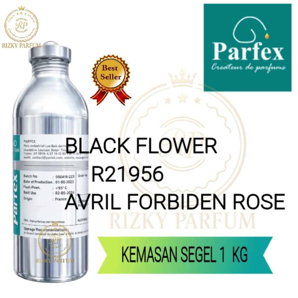 BLACK FLOWER//AVRIL FORBIDEN ROSE PRODUCT PARFEX SEGEL 1 KG