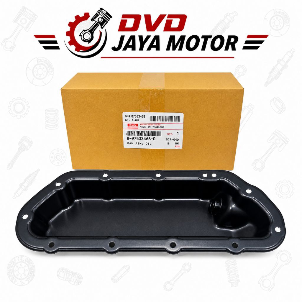TUTUP BAK CARTER OIL OLI PAN ISUZU MUX DMAX 1.9 1900CC RZ4E NEW ORIGINAL GENUINE PART