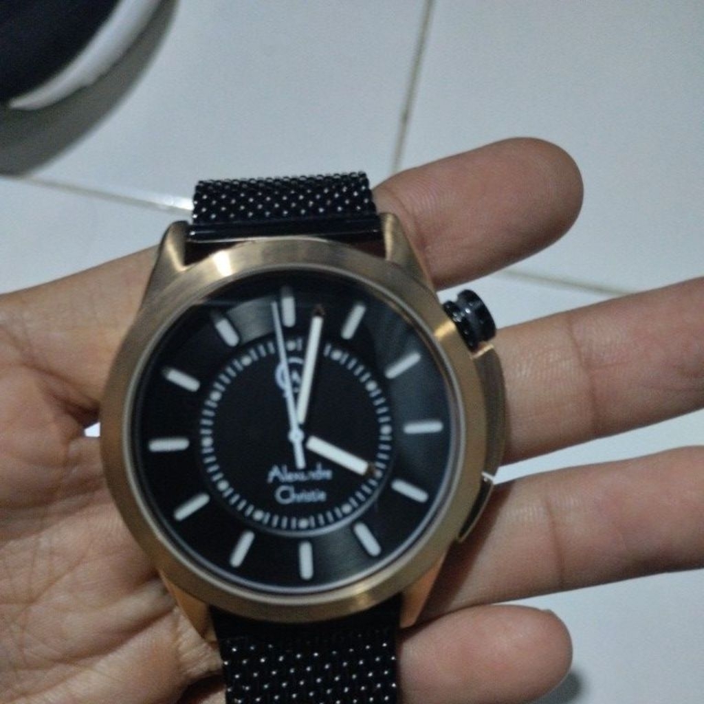 jam tangan alexandre christie second 8632MH