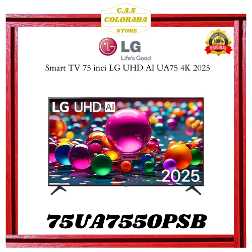TV LG 75UA7550PSB SMART TV 75 INCH LED 4K UHD 75UA 75UA7550 SMART TV LG 75 INCH