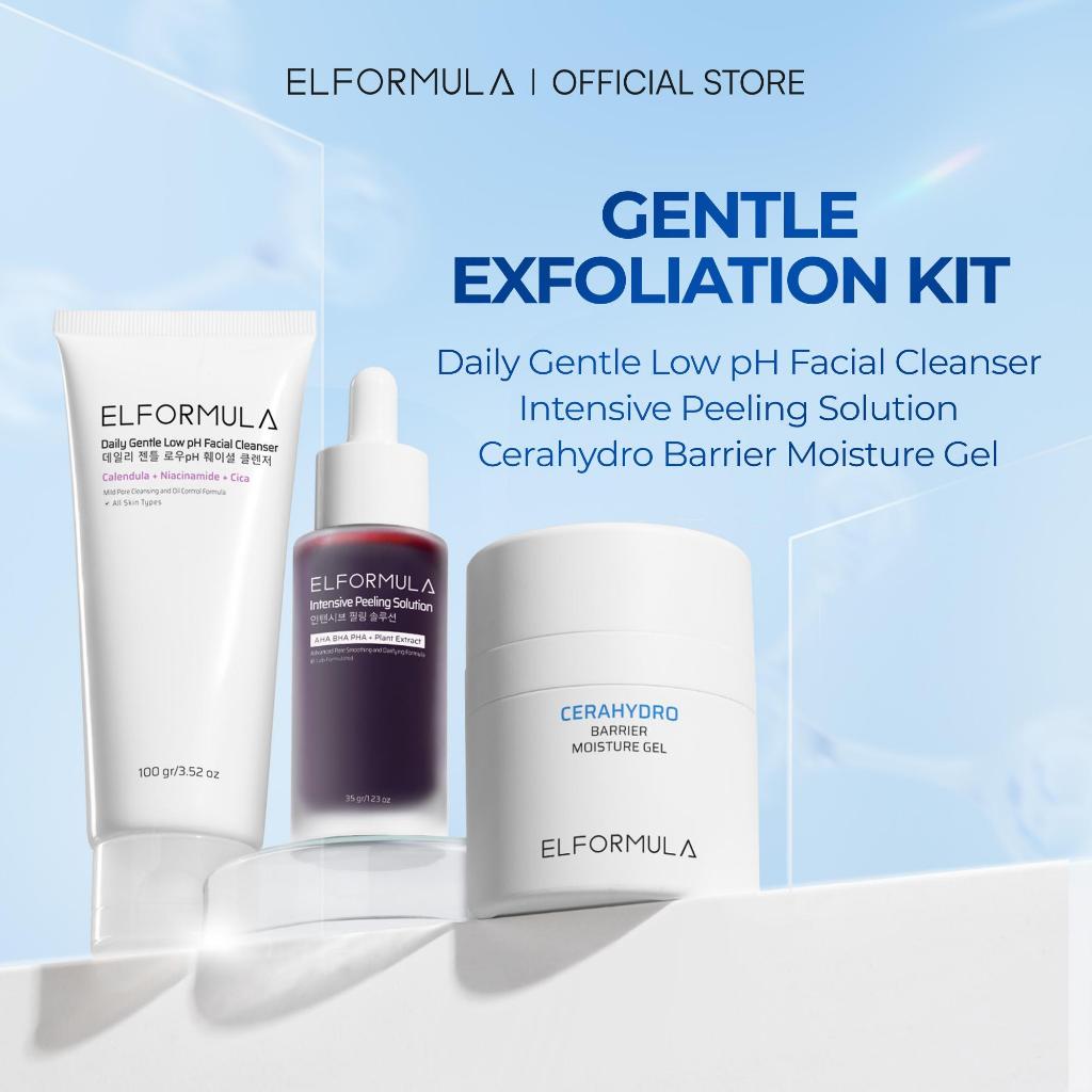ELFORMULA Intensive Care Bundle 3in1 - Daily Gentle Low pH Facial Cleanser + Intensive Peeling Solut
