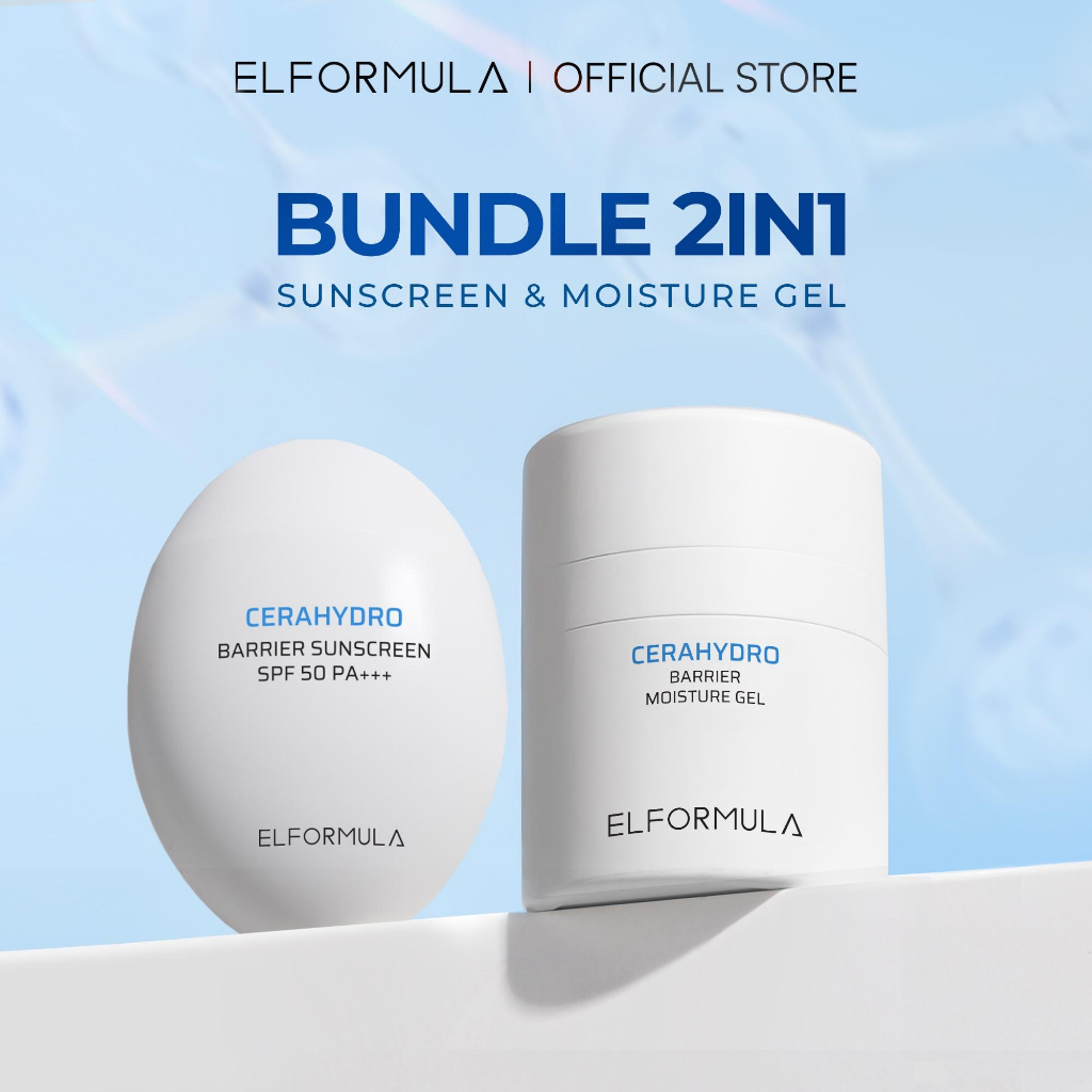 ELFORMULA Bundle 2in1 - CeraHydro Barrier Repair Moisture Gel + CeraHydro Barrier Repair Sunscreen S