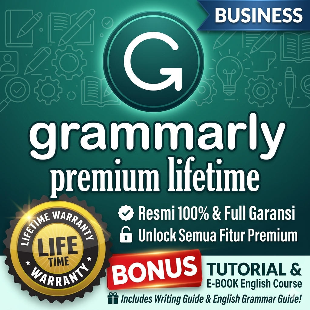 Grammarly Premium Account Lifetime FULL GARANSI Grammar Premium + TUTORIAL