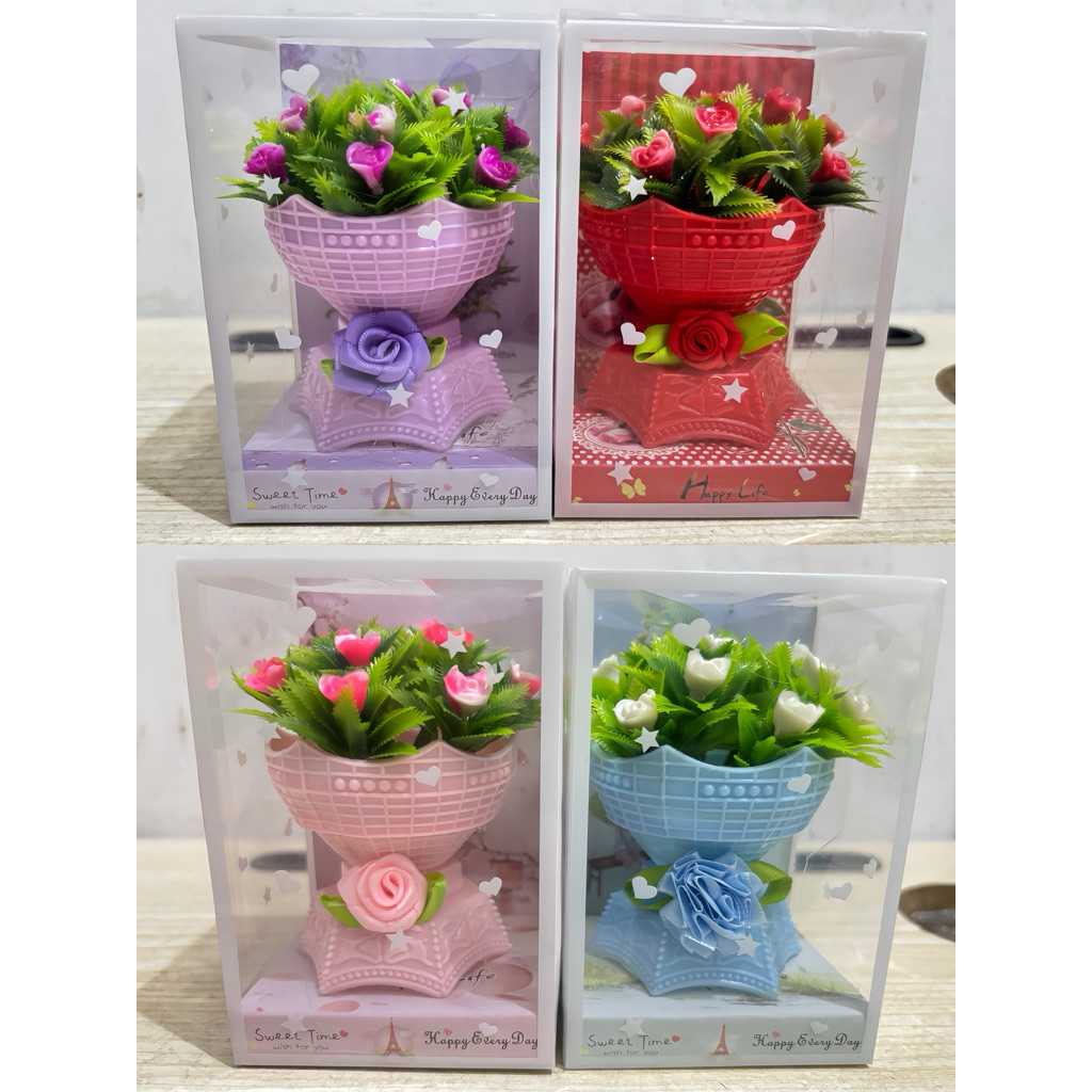 Bouquet bunga pot mika | Hadiah wisuda | Bouquet bunga | Hadiah lamaran | Hadiah Ulang tahun | Hiasa