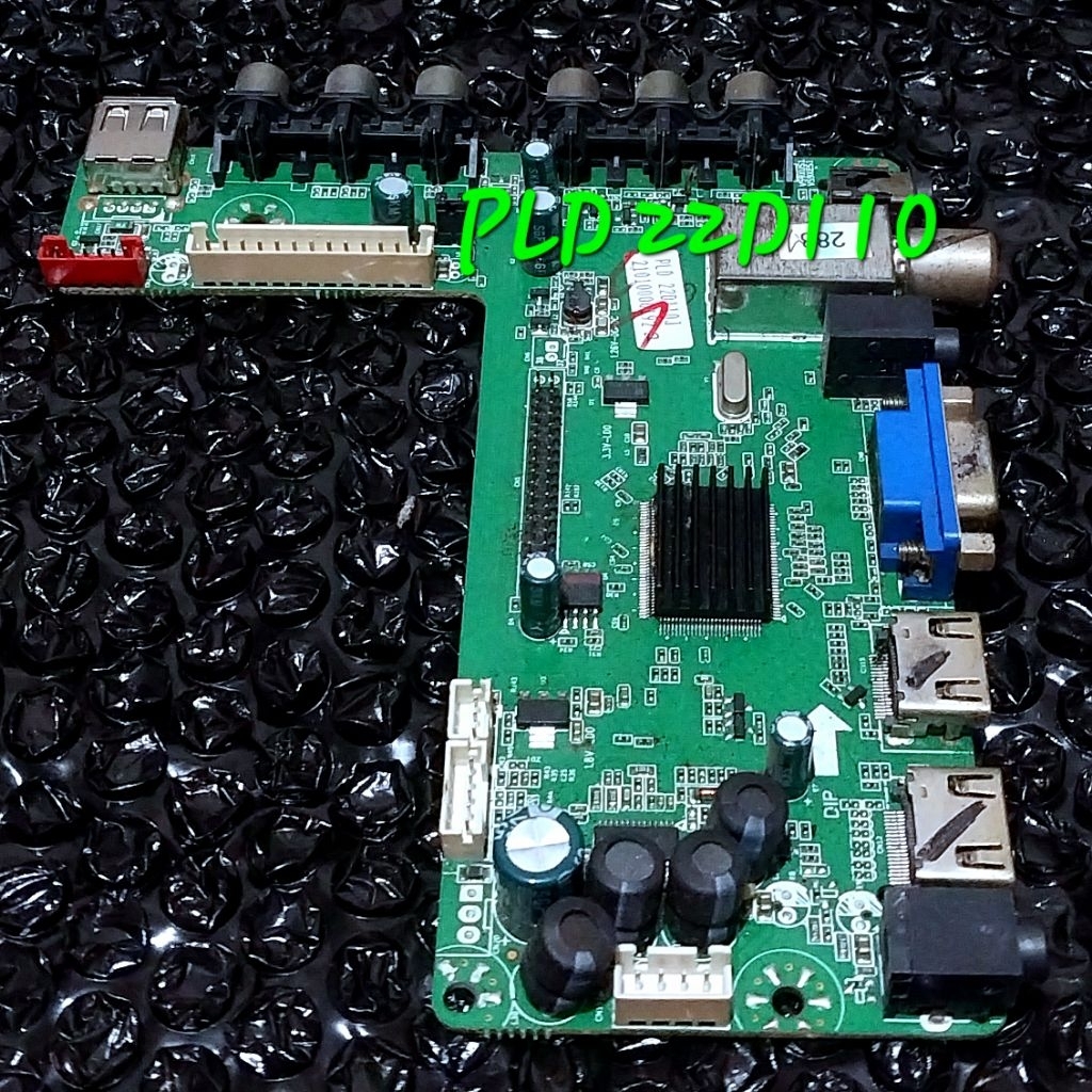 MB POLYTRON PLD22D110 PLD 22D110 22D110 ORIGINAL MAINBOARD MOTHERBOARD