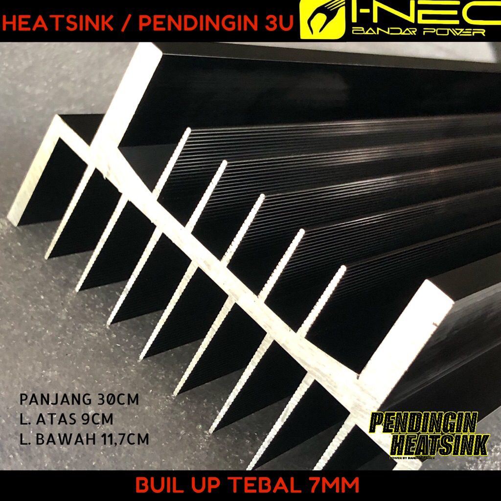 HEATSINK / PENDINGIN 3U 30CM TEBAL 7MM