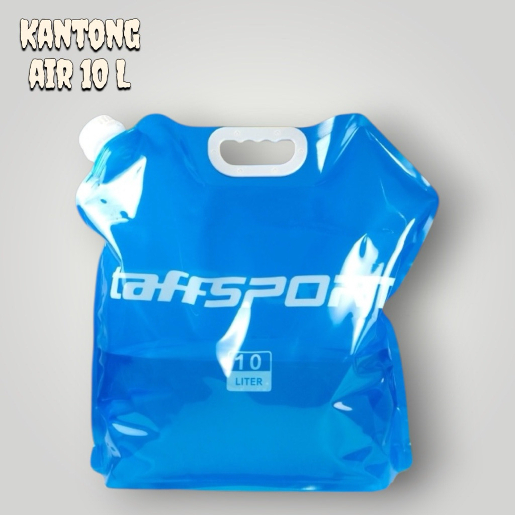 Kantong air 10 liter biru dan putih- Jrigen air 10 liter anti bocor