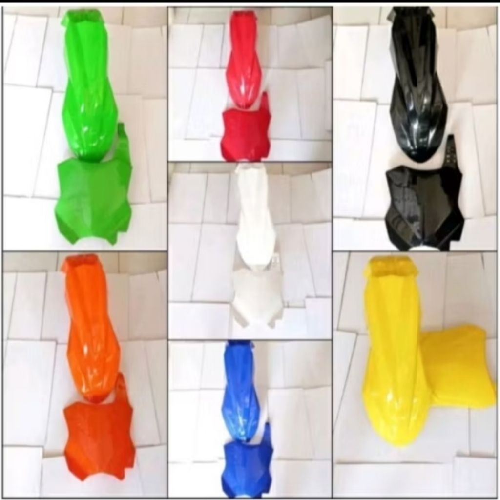 SEPAKBOR DEPAN kx 450 kx 250 DAN PAPAN NOMER kx 450 SLEBOR DEPAN KX 250 COVER NO.ER KX 250 PLAT NOME