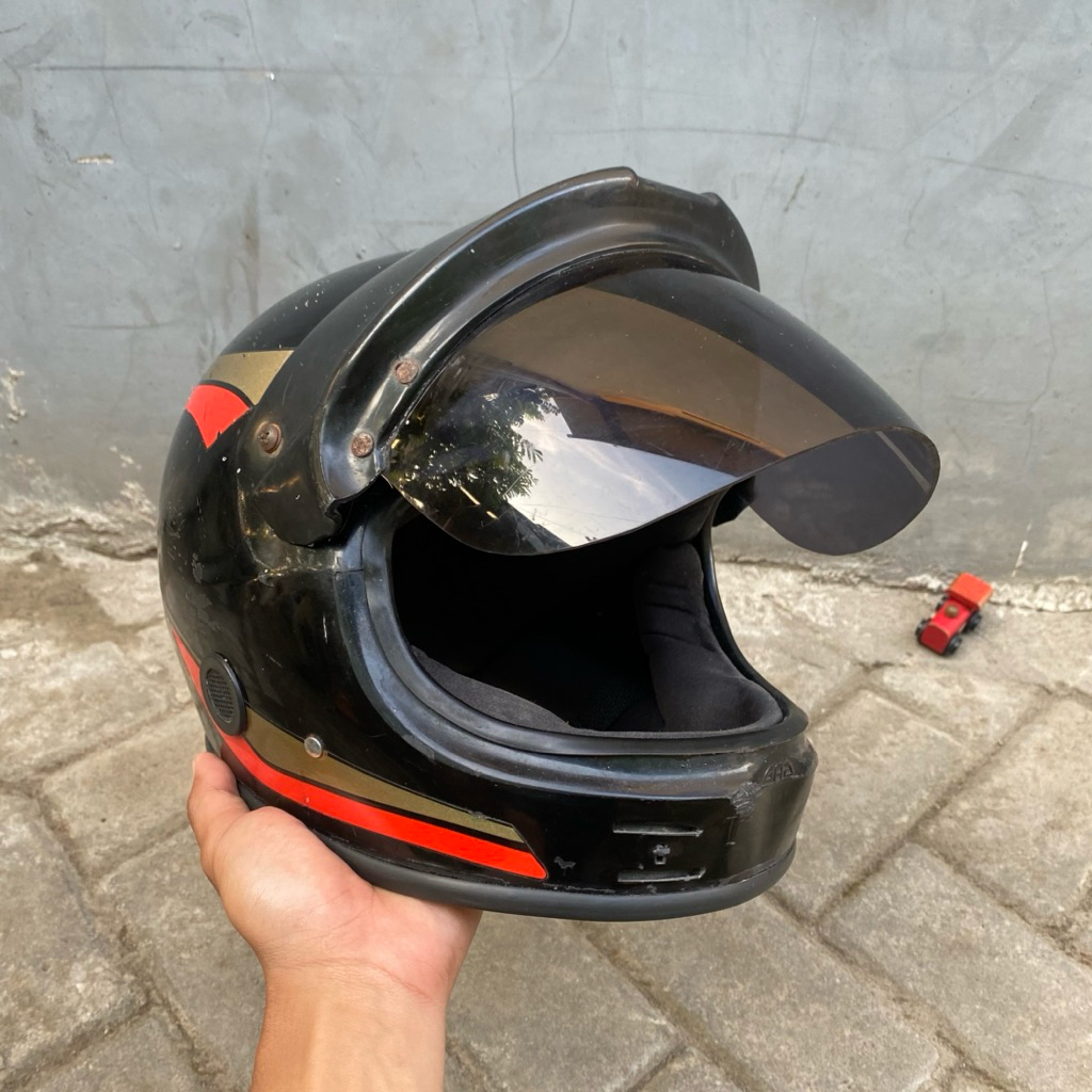 helm full face dmi vintage helm teropong dmi vigano original vintage
