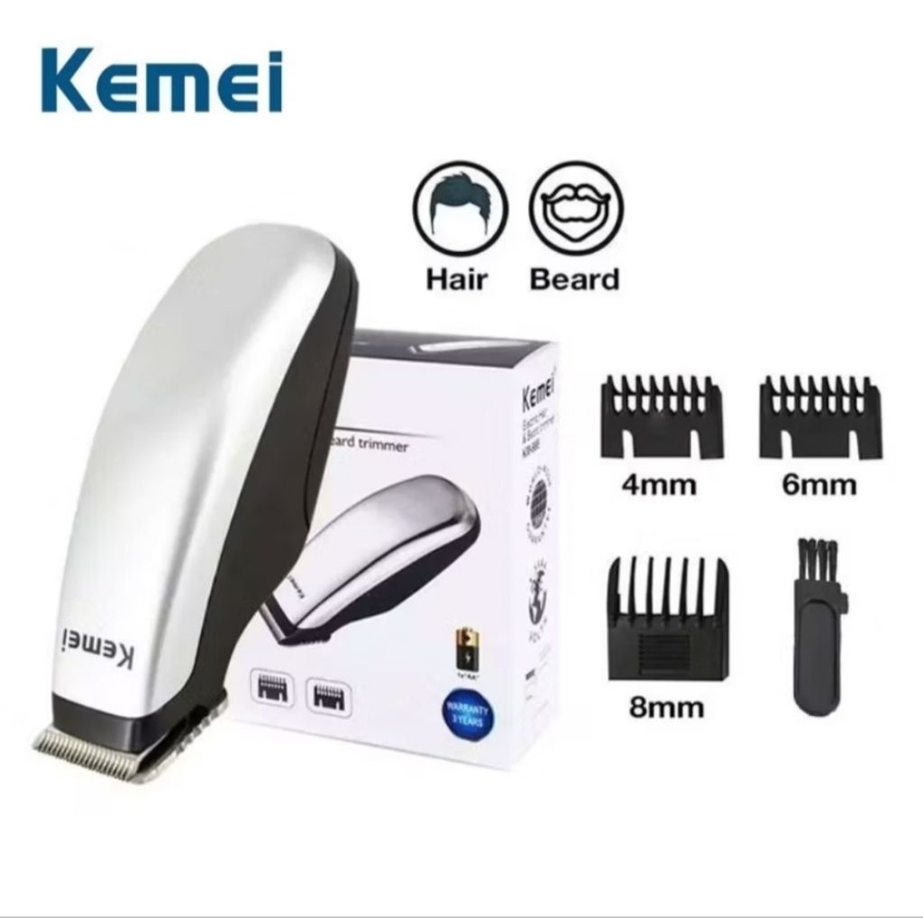 Mesin Alat Cukur Bayi Kemei KM-666 Alat Cukur Rambut Kumis Jenggot KM 666