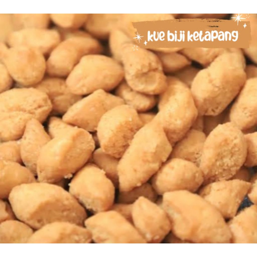 Biji ketapang 250gram renyah dan empuk khas betawi