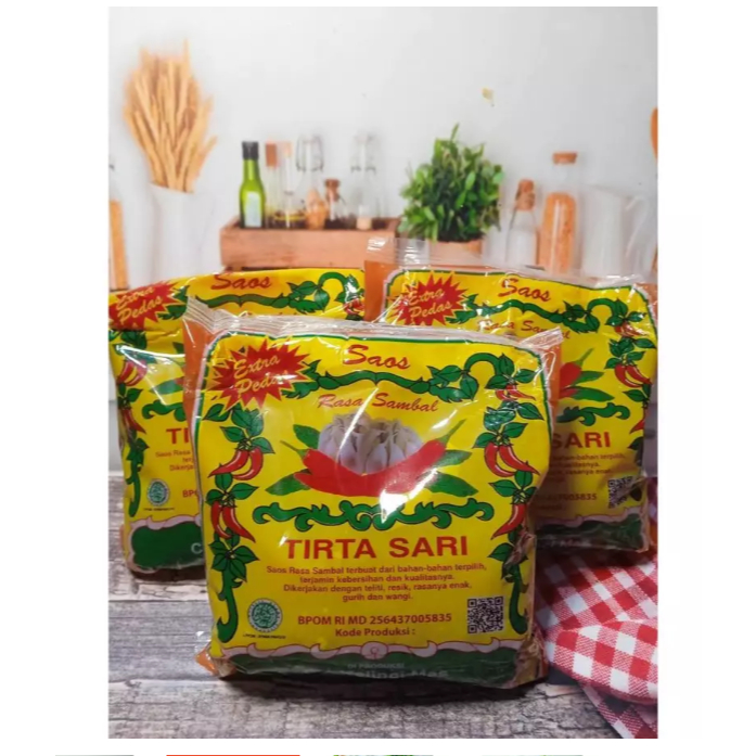 Saos Tomat Bantal / Saos Sambal Bantal Cap Tirta Sari 400 gram