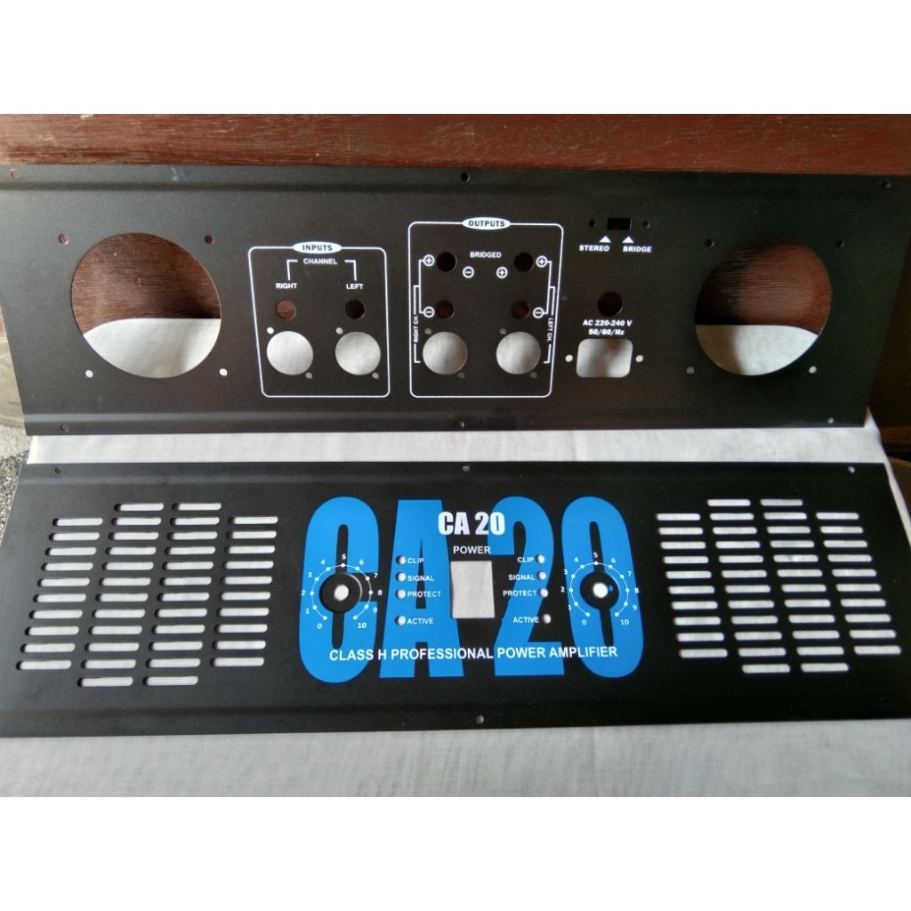 Farmora00 Panel Box Ca 20 Amplifier Profesional Dengan Aksesori