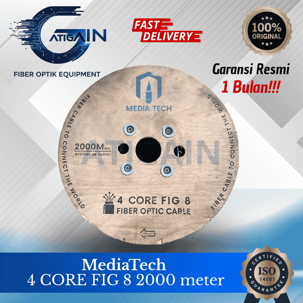 MediaTech 4 Core Fig 8, 2000 meter