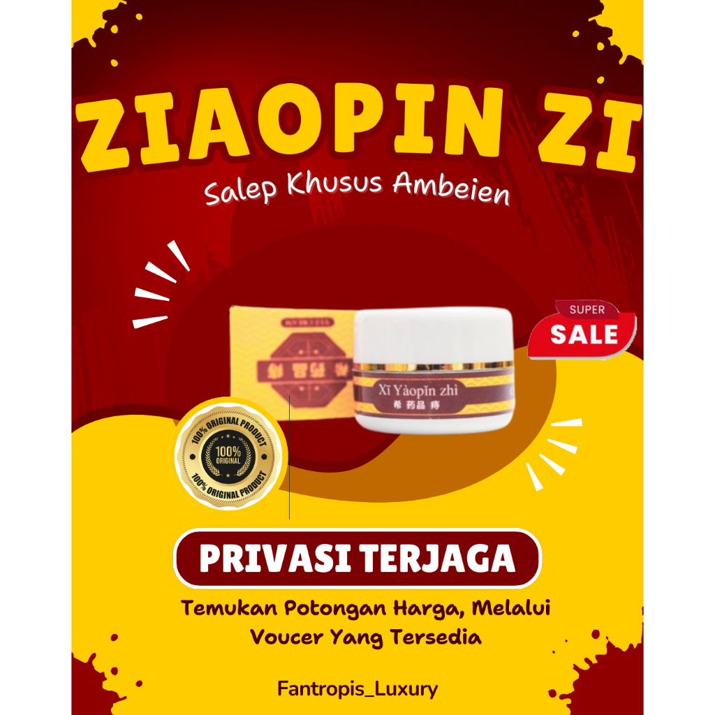 SALEP WASIR AMBEIEN CINA - FANTROPIS ONLINE