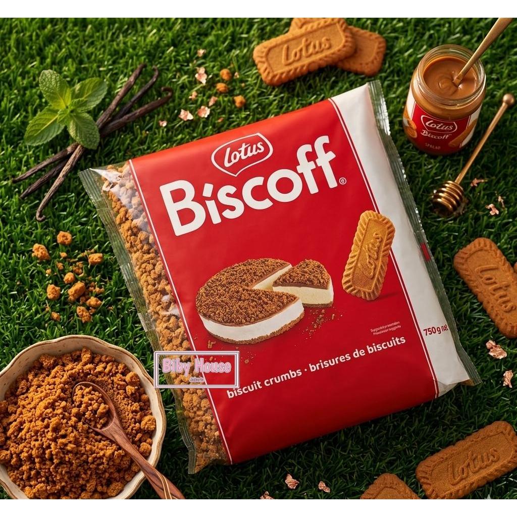 BISKUIT LOTUS BISCOFF CRUMBLE  750 GR/ REMAHAN BISKUIT LOTUS / BISCUIT LOTUS