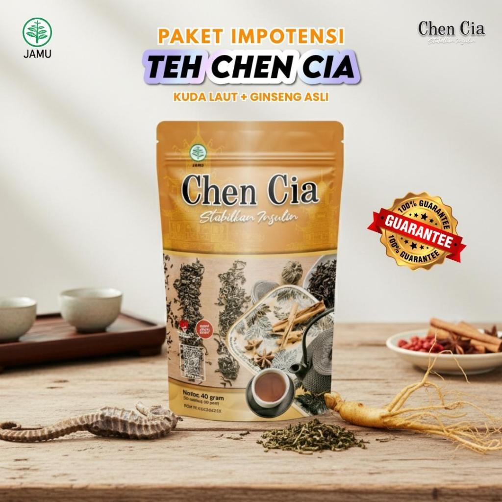 Paket Chen Cia Gingseng Dan Kuda Laut - Teh Herbal Stabilkan Insulin Diabetes Hingga Impotensi