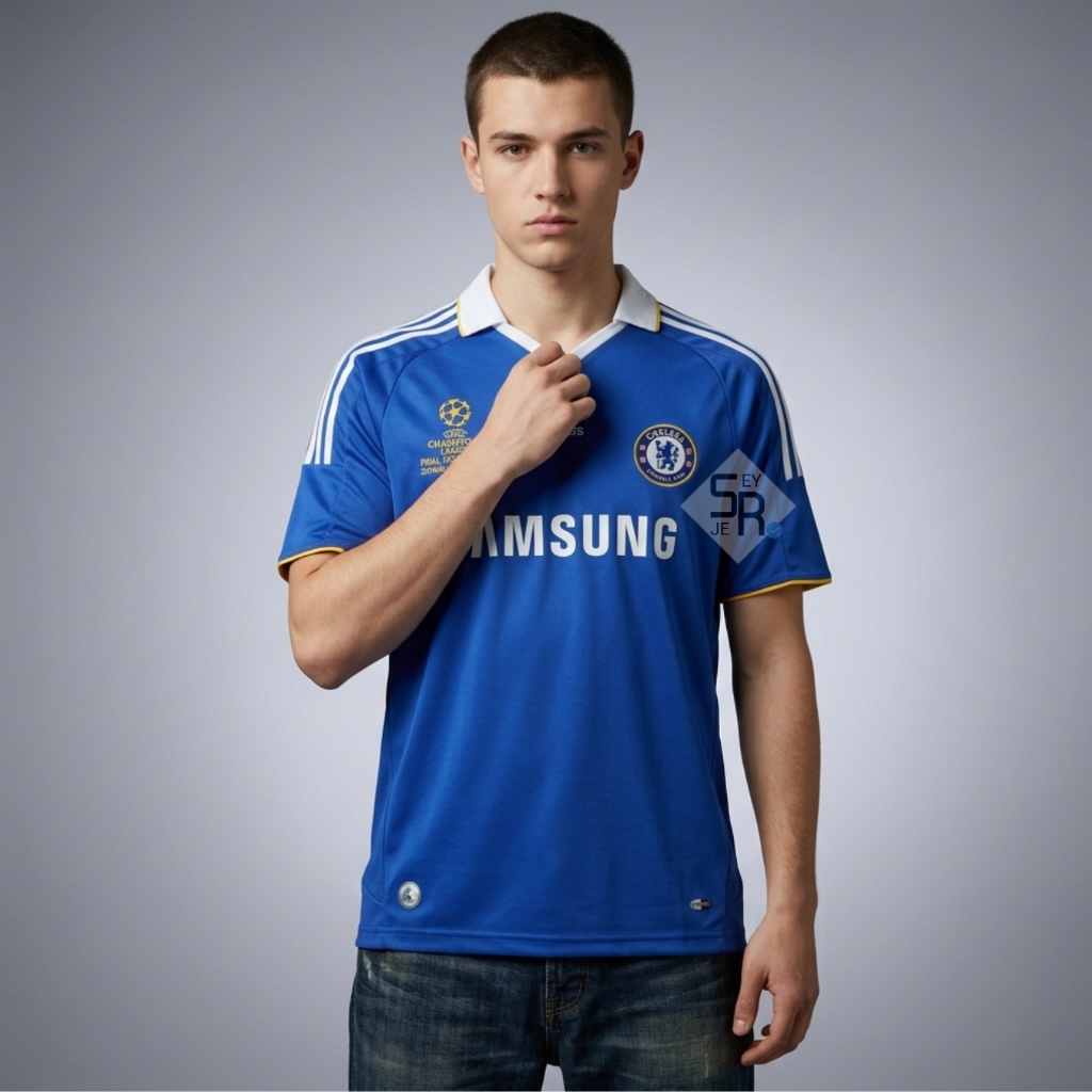 Jersey Retro Chelsea Home 2008 2009 Baju Bola Vintage 08 09