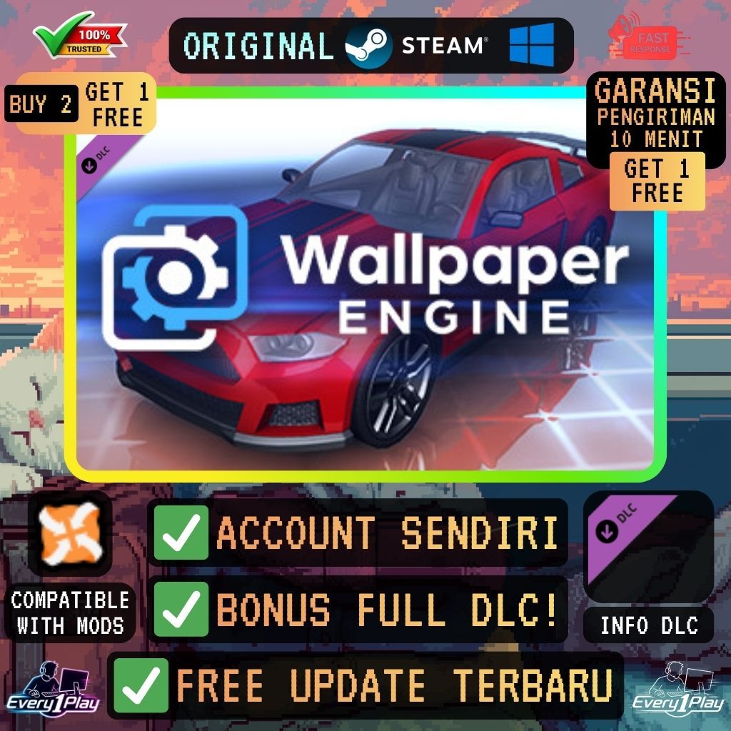 Wallpaper Engine Game Software Steam - Game PC/Laptop/Windows