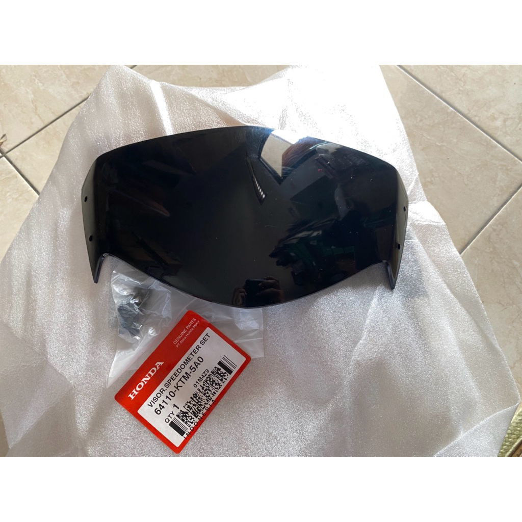 Visor batok kepala supra x 125 original honda AHM 64110-KTM-5A0