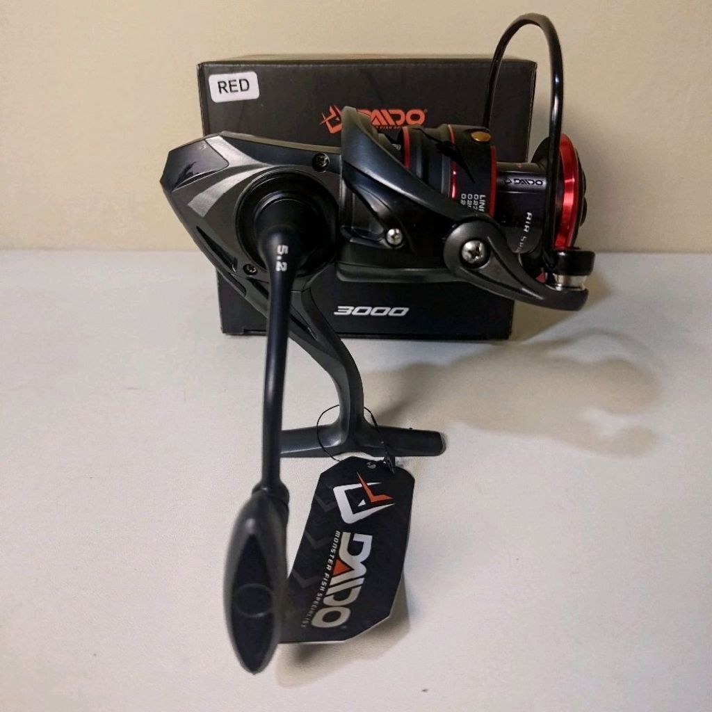 Reel pancing Daido Helix 3000 , Reel pancing spinning ukuran 3000 , Alat pancing / Gulungan pancing