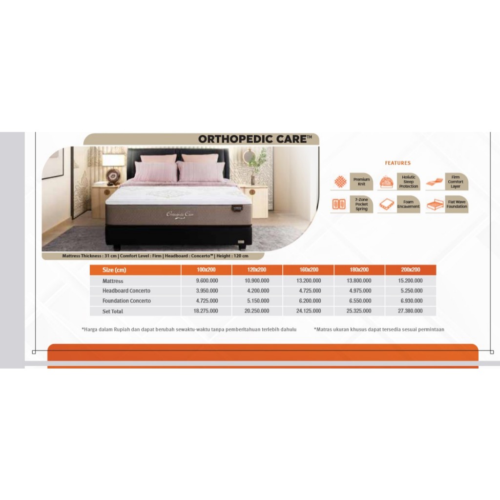 Springbed Florence New Orthopedic Care