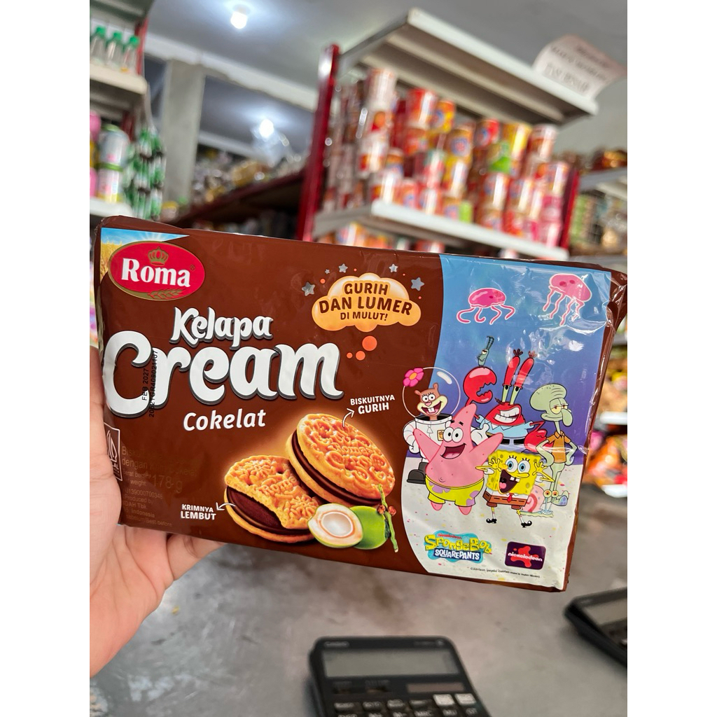 Biskuit Kelapa Roma Cream