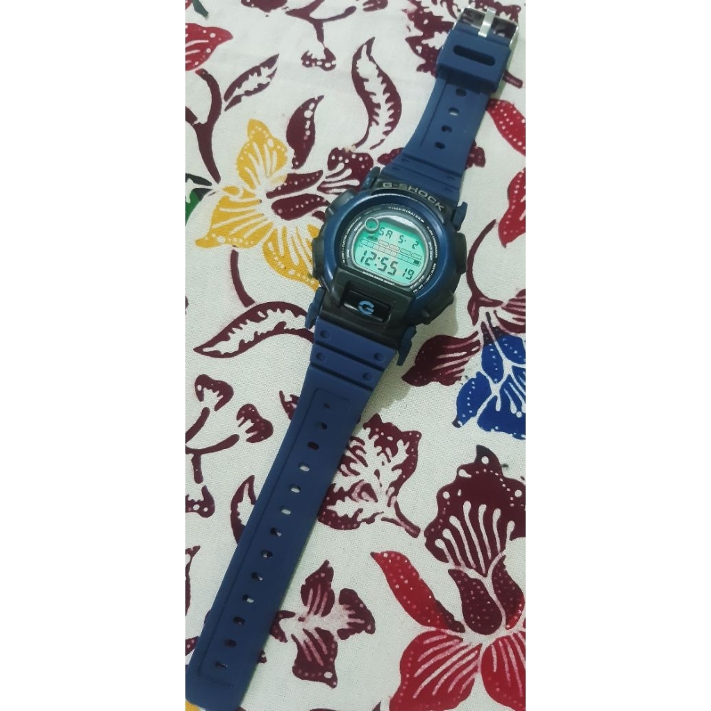 casio gshock dw-003 biru vintage