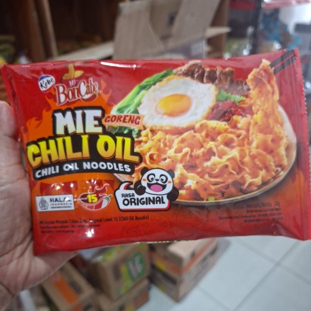 Mie BonCabe Chili Oil Level 15