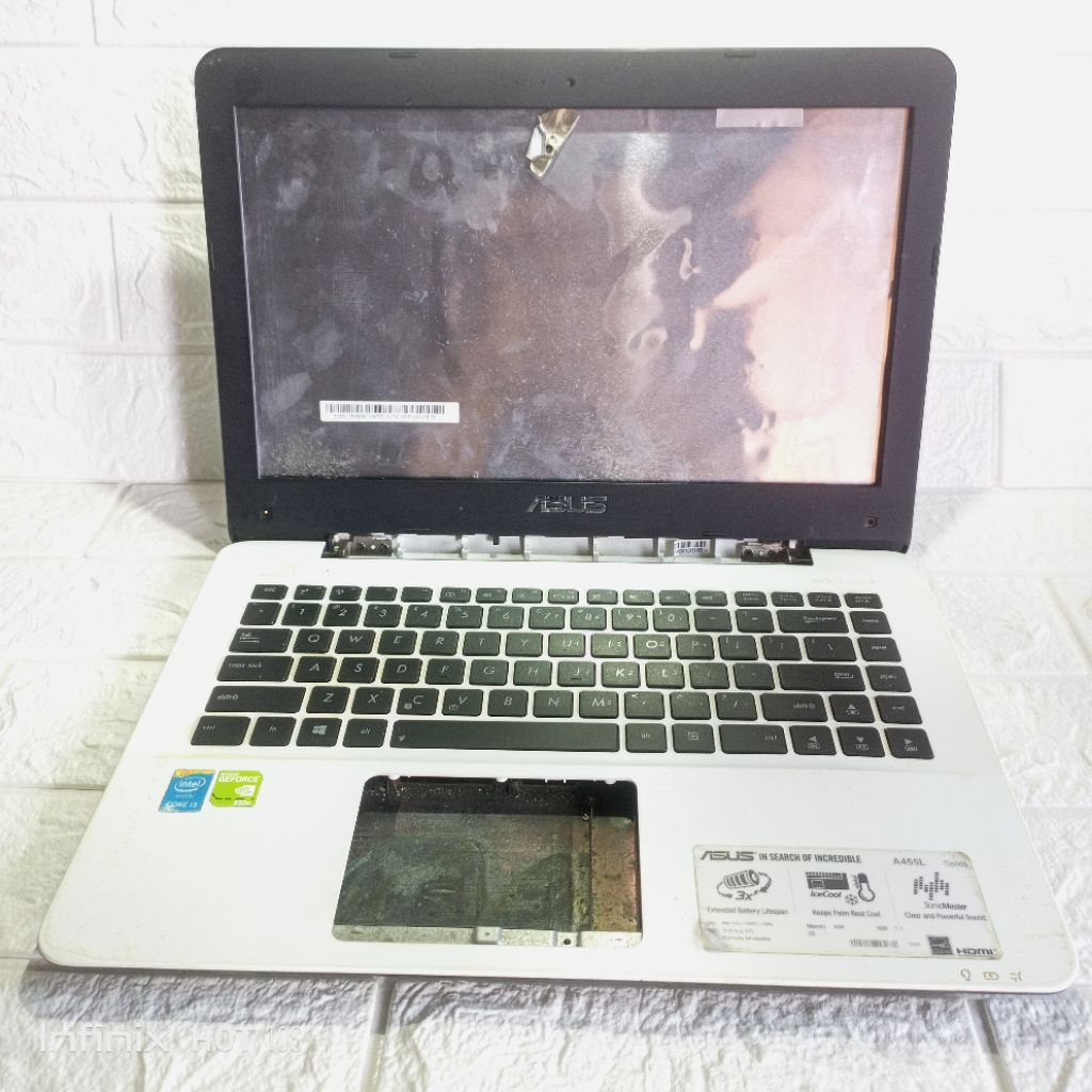 Casing body kesing case asus a455l series asus a455 a455lf x455 x455l x455lj ori