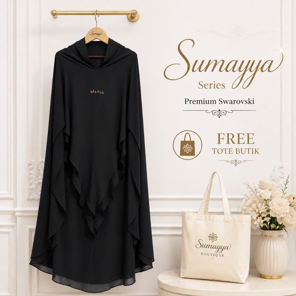 Khimar Syari ArtisnRealpict like ORI SISESA SUMAYYA NAOMI JILBAB HIJAB SJSESA