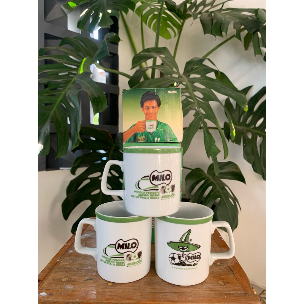 gelas milo spesial piala dunia mexico 1986