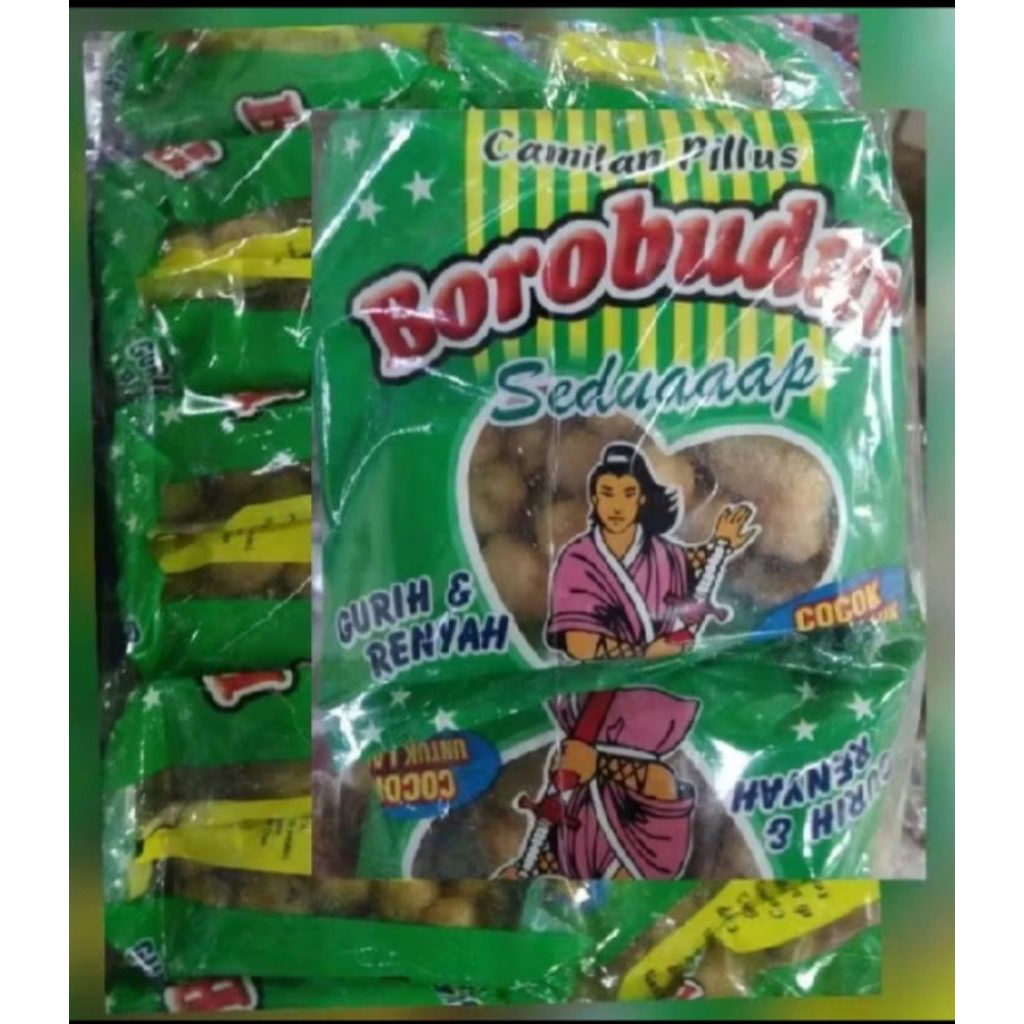 Jajanan Anak Borobudur Cemilan Borobudur Snack Borobudur Renteng