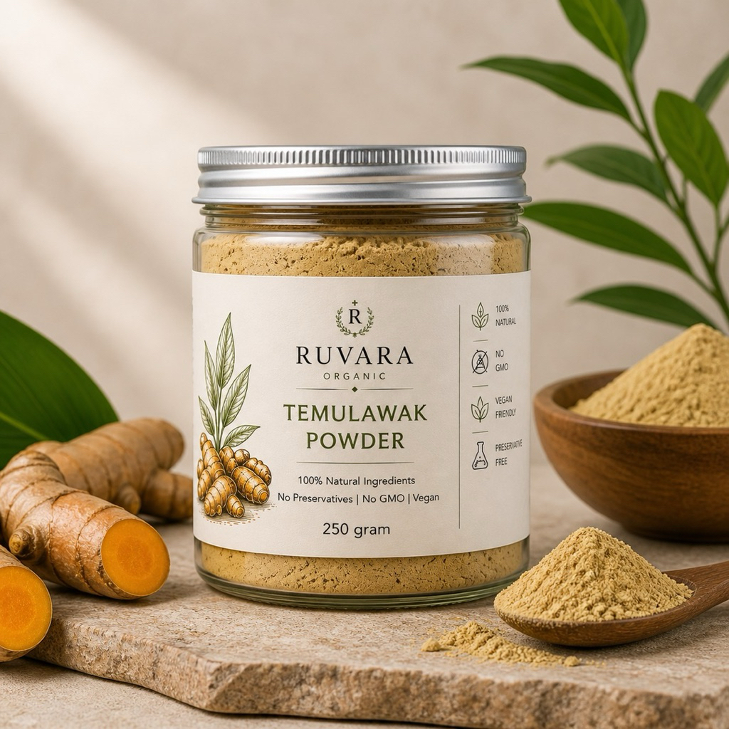[PURE] Temulawak Bubuk Organik Organic Temulawak Powder MURNI TEMULAWAK BUBUK MURNI