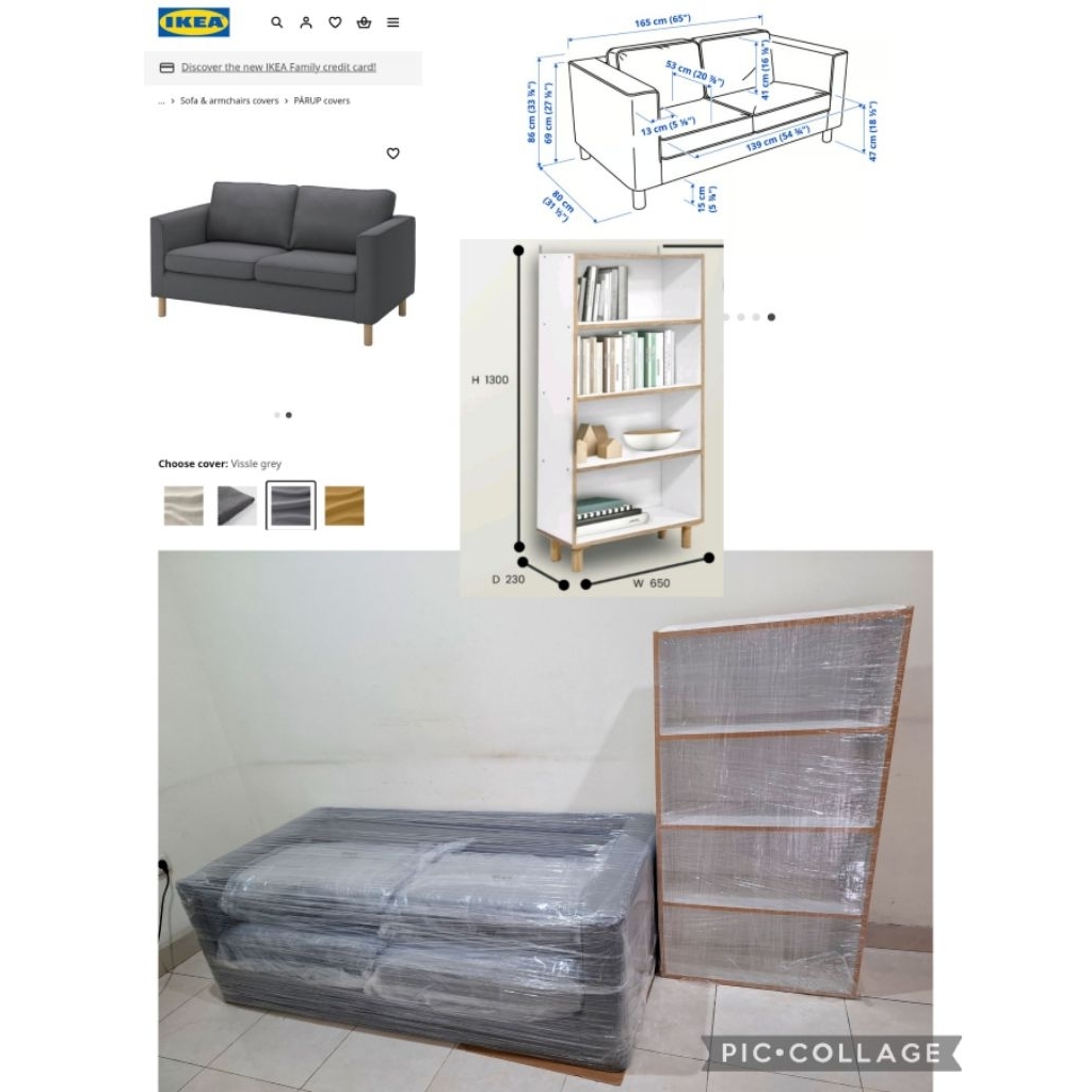 Preloved sofa IKEA-Parup