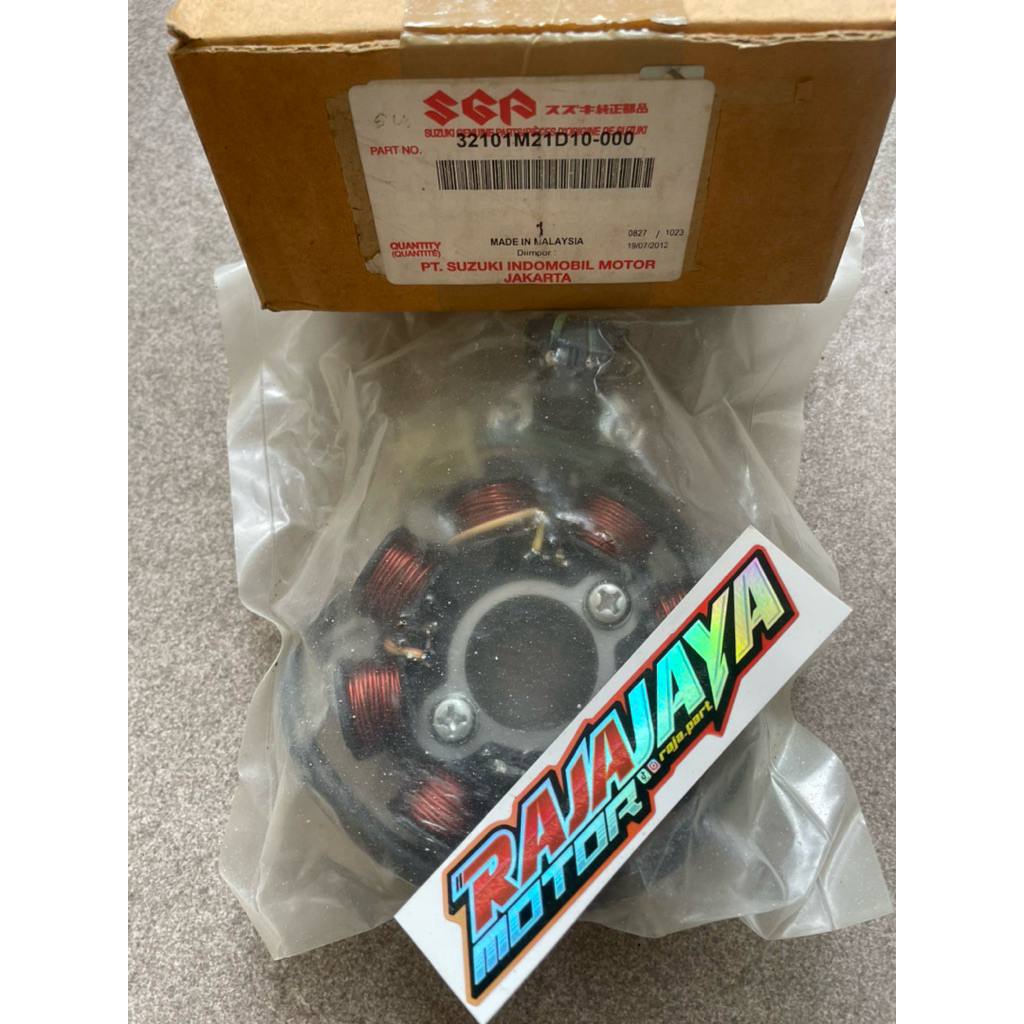 Spull pengapian set pulser stator spul assy suzuki satria 2tak 2 tak 2t hiu lscm Malaysia original s
