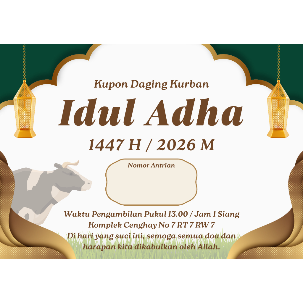 Kupon Daging Kurban