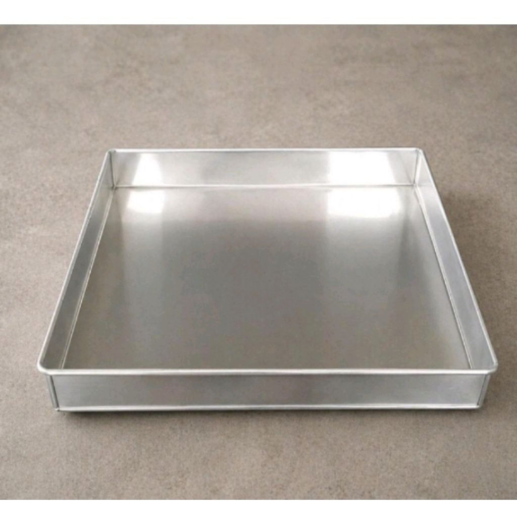 Loyang Almunium 40x60 cm Tebal | Loyang Dalam Besar Untuk Brownies Bolu | Cetakan Kue Usaha