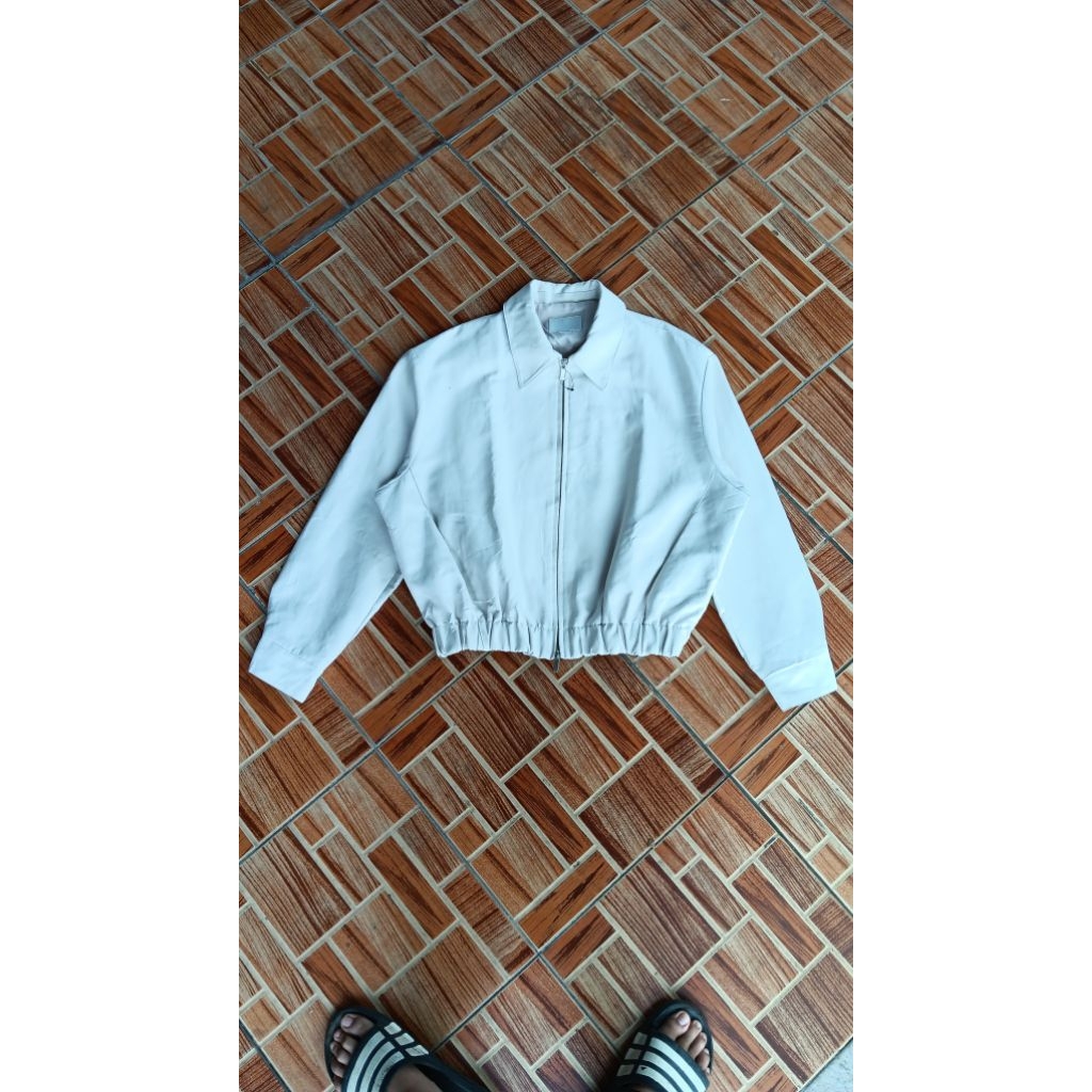 gentlecover blouson jacket double zipper