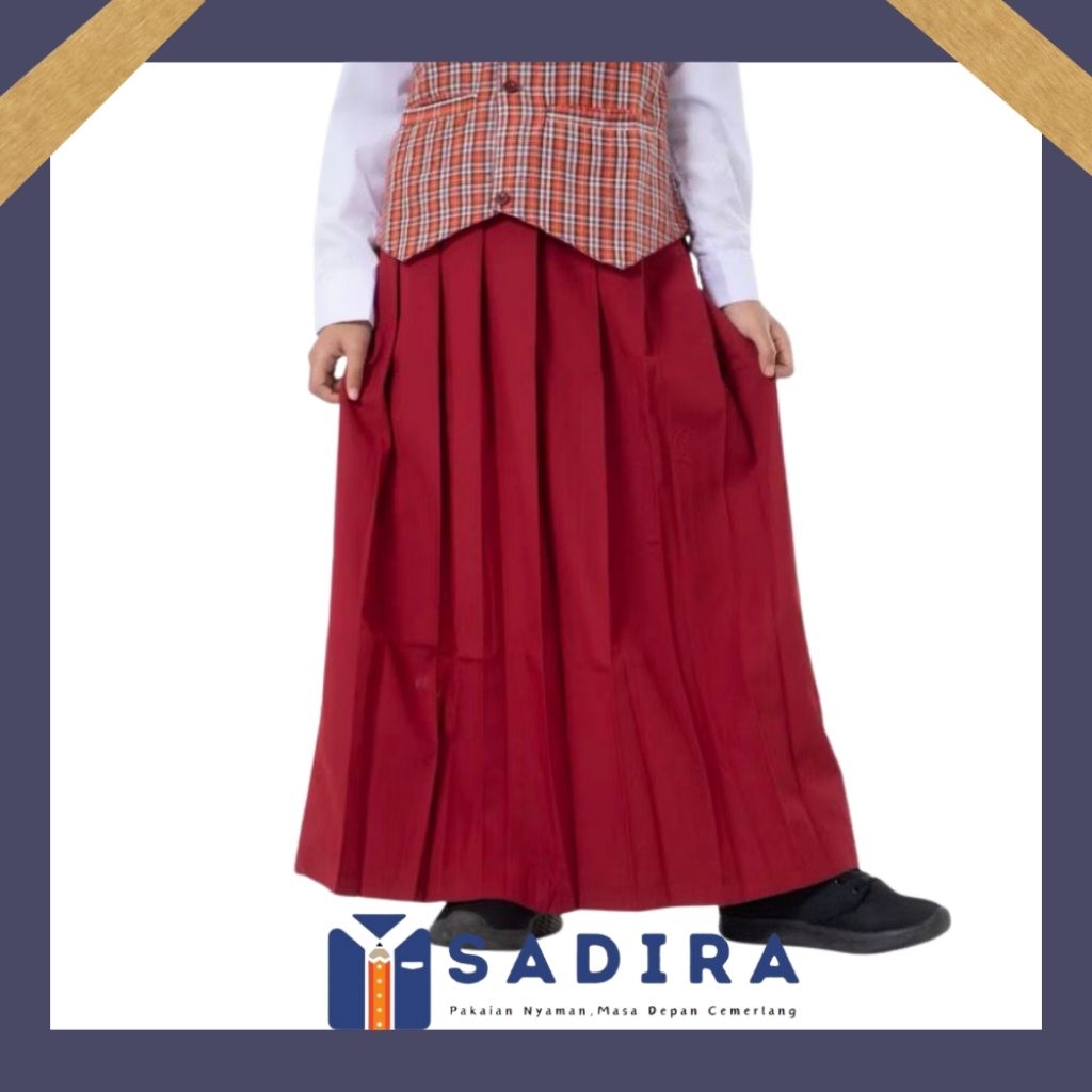 Rok SD Fam,Rok Merah SD, Rok Merah, Rok Pramuka,Rok MI, Rok Hitam,Rok Putih