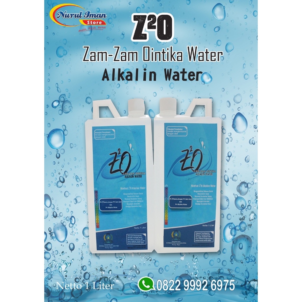 Z2O Zam-Zam Ointika Alkalin Water