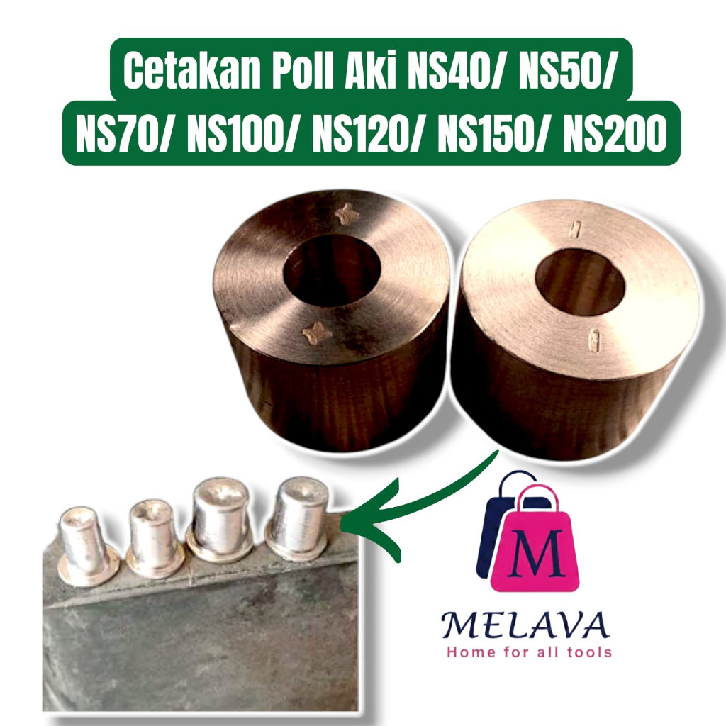 Cetakan poll aki NS40 NS50 / ns70/ ns100/ ns/120 ns150 ns200 Kuningan