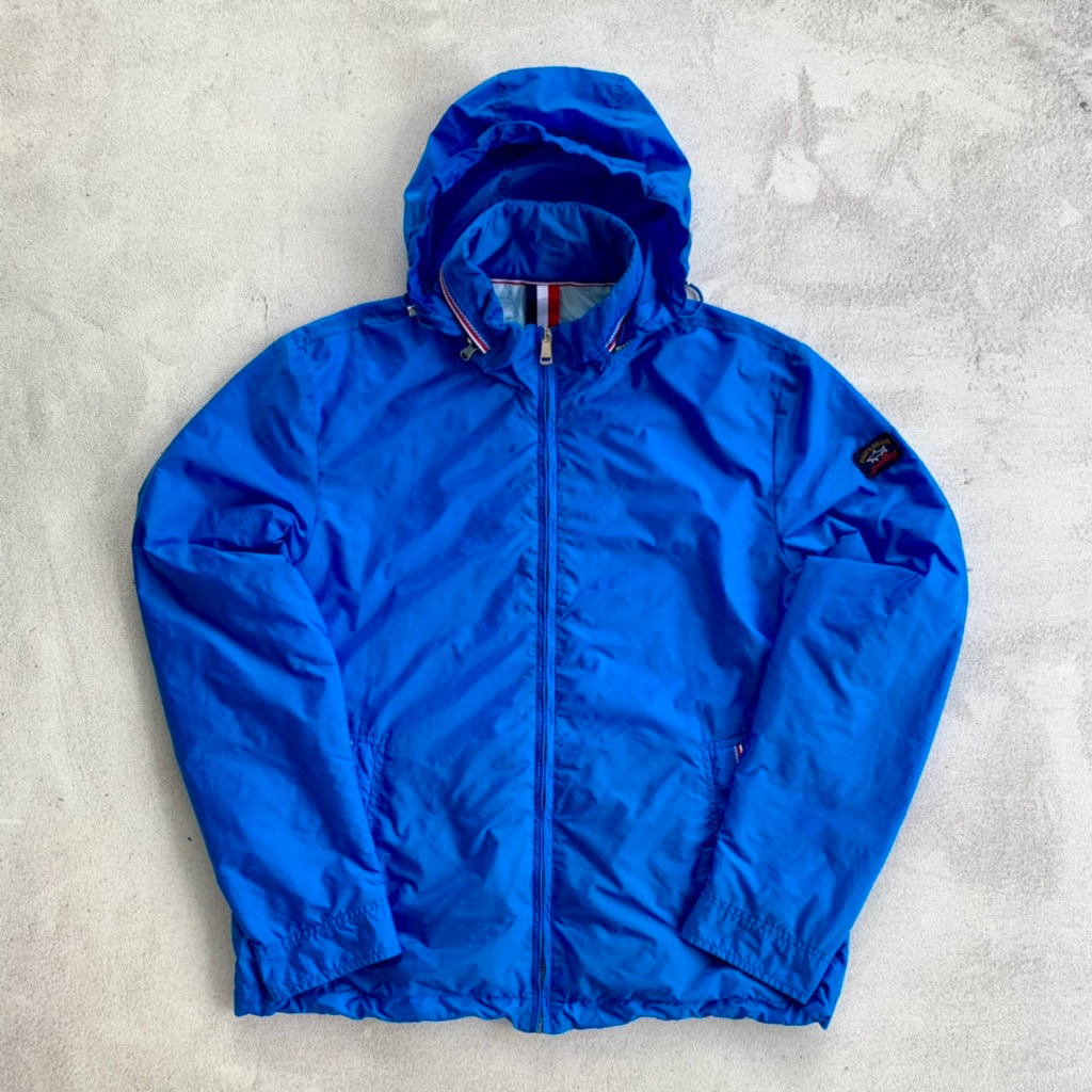 PAUL & SHARK SS15 LIGHWEIGHT NYLON JACKET METALLIC BLUE