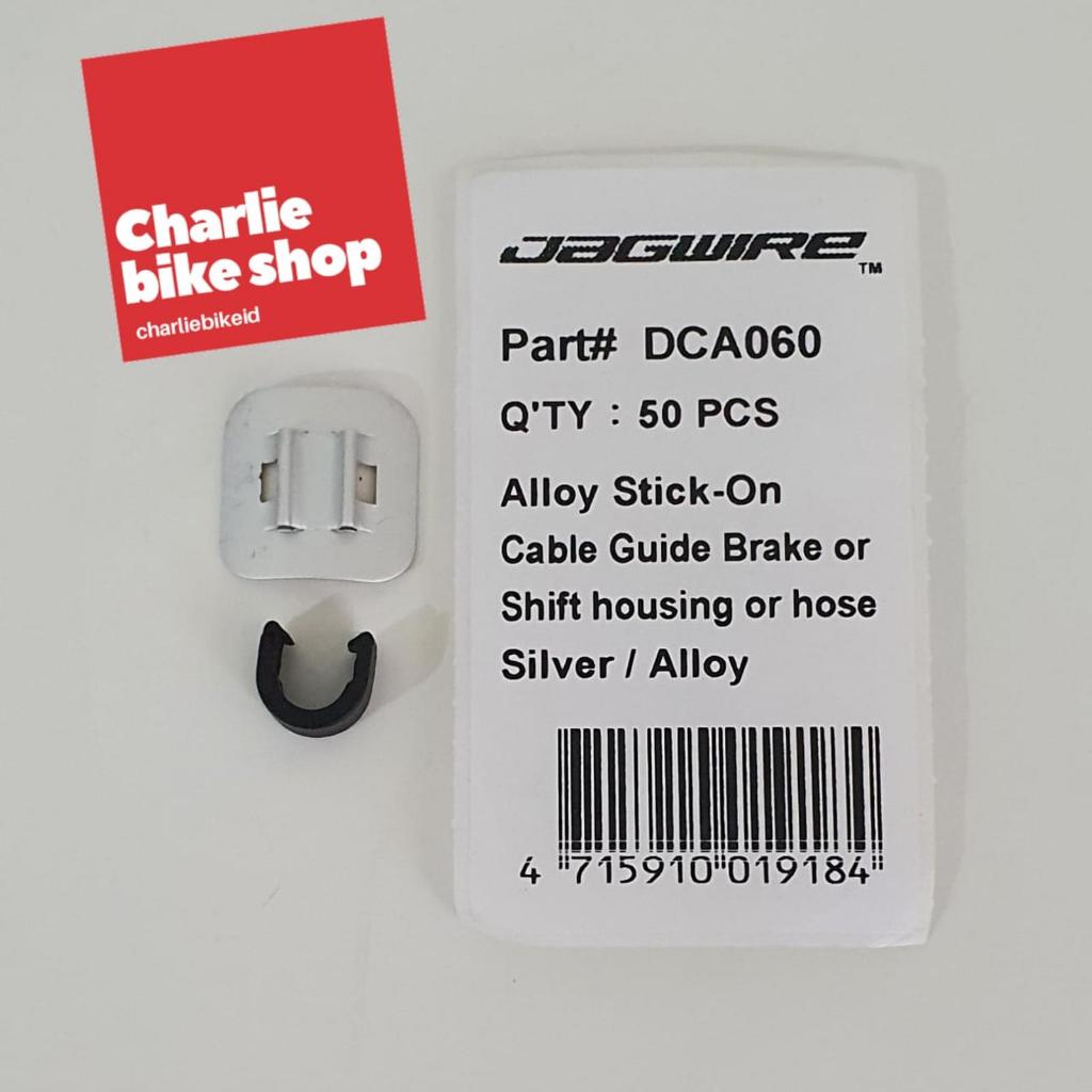 Jalur Kabel JAGWIRE Stick On Guides Silver DCA060