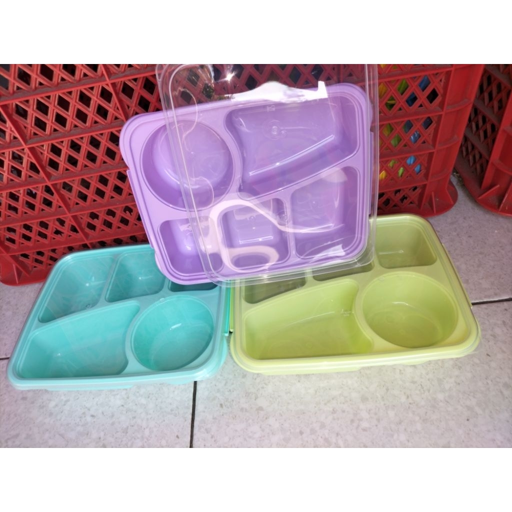 TEPAK MAKAN HANA BENTO SEKAT 5
